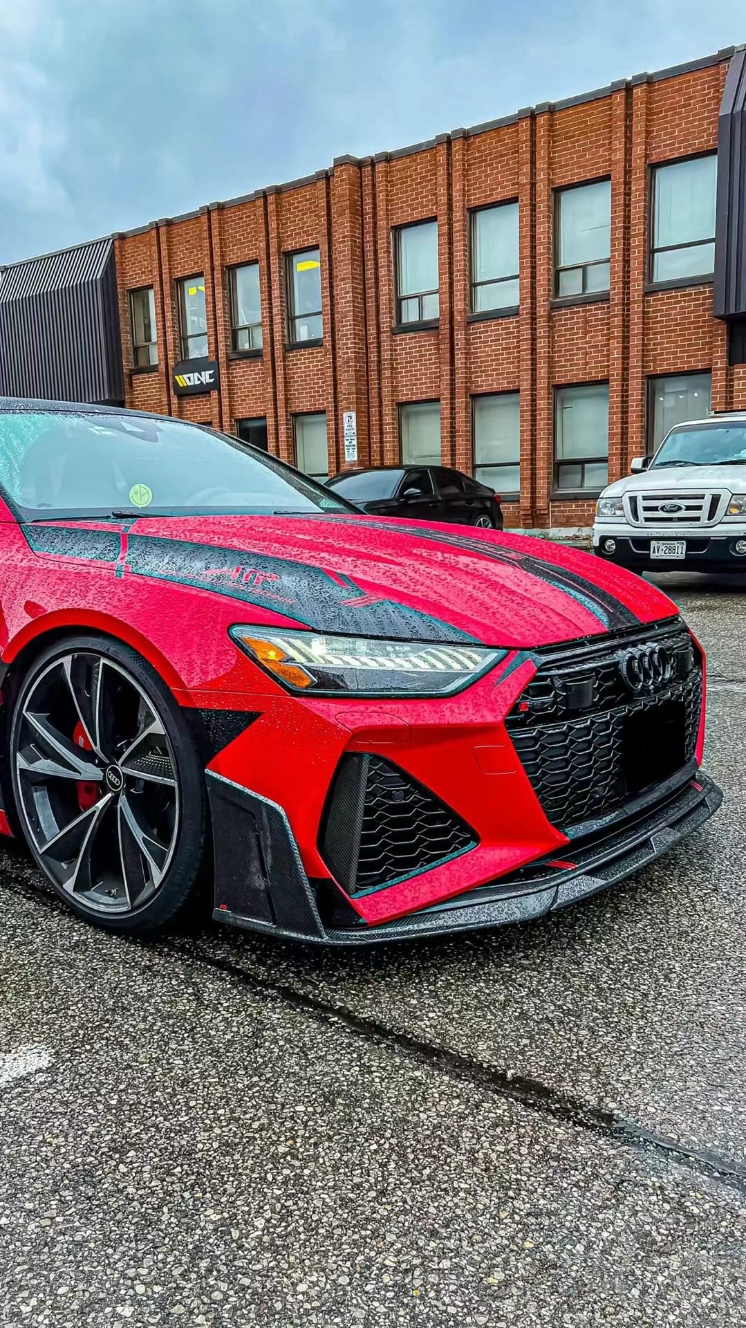 AERO DESIGN - AUDI RS6 RS7 C8 DRY CARBON FIBRE FRONT LIP