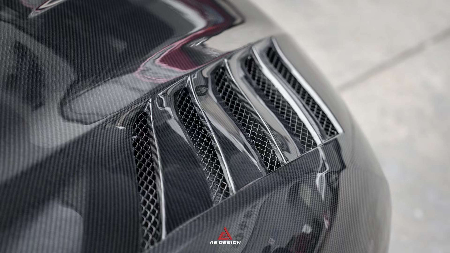 AE DESIGN - AUDI R8 DRY CARBON FIBRE FRONT BONNET HOOD