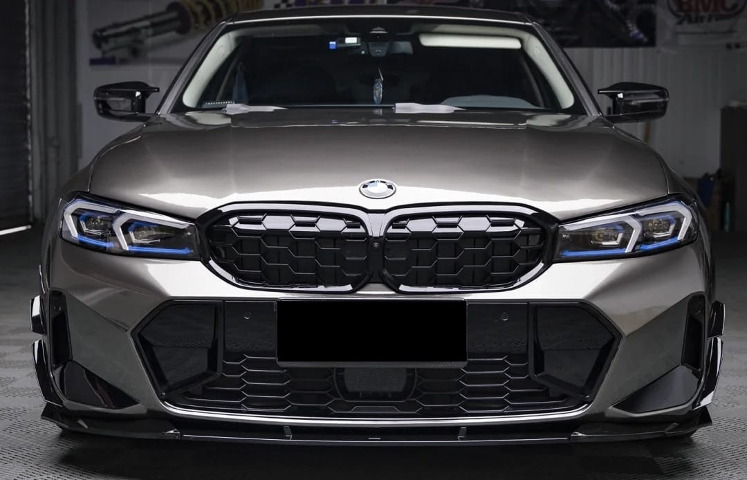 MGD - BMW 3 SERIES G20 LCI 2023+ FRONT LIP ABS GLOSS BLACK