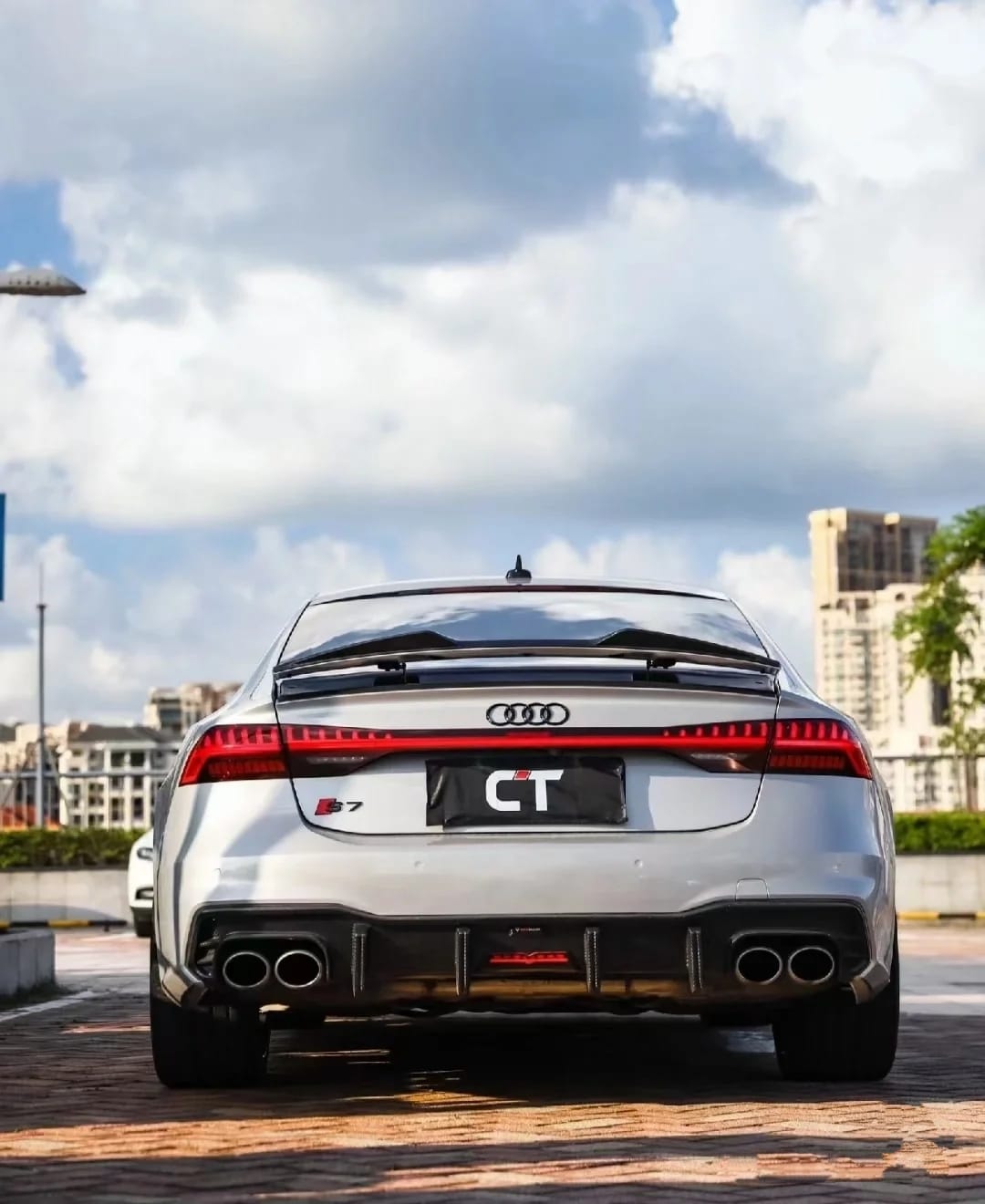 AERO CARBON - AUDI A7 / S7 C8 2018+ CARBON FIBRE REAR DIFFUSER TK STYLE - Aero Carbon UK