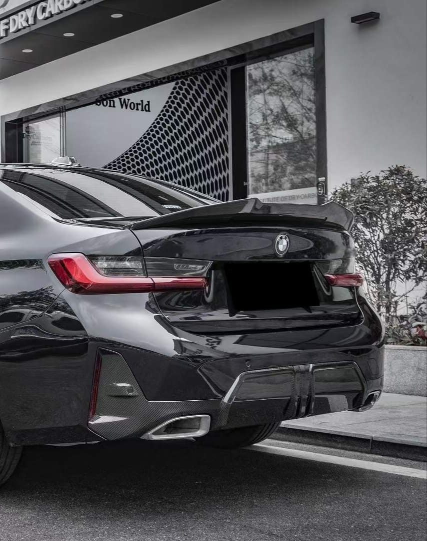 AERO CARBON - BMW 3 SERIES G20 LCI 22+ CARBON FIBRE M PERFORMANCE STYLE REAR DIFFUSER - Aero Carbon UK