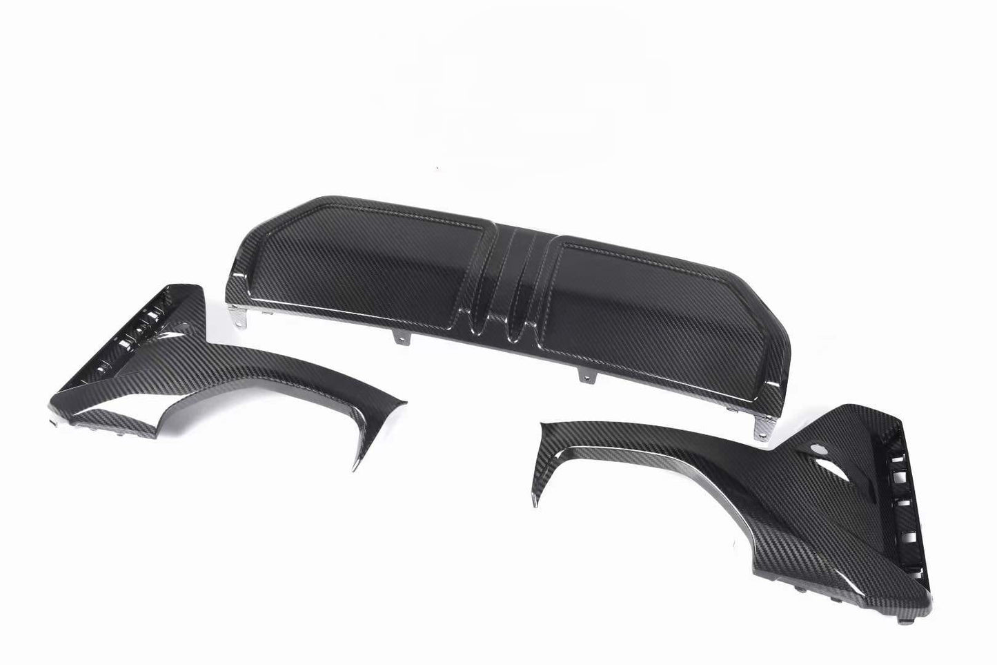 AERO CARBON - BMW 3 SERIES G20 LCI 22+ CARBON FIBRE M PERFORMANCE STYLE REAR DIFFUSER - Aero Carbon UK