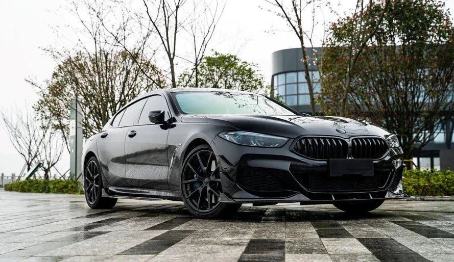 AERO CARBON - BMW 8 SERIES ( G14 / G15 / G16 ) CARBON FIBRE FRONT LIP TK STYLE AERO CARBON