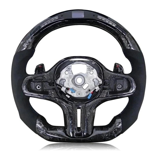 AERO CARBON - BMW G SERIES LED FORGED CARBON STEERING WHEEL W/HEATED OPTION Aero Carbon UK