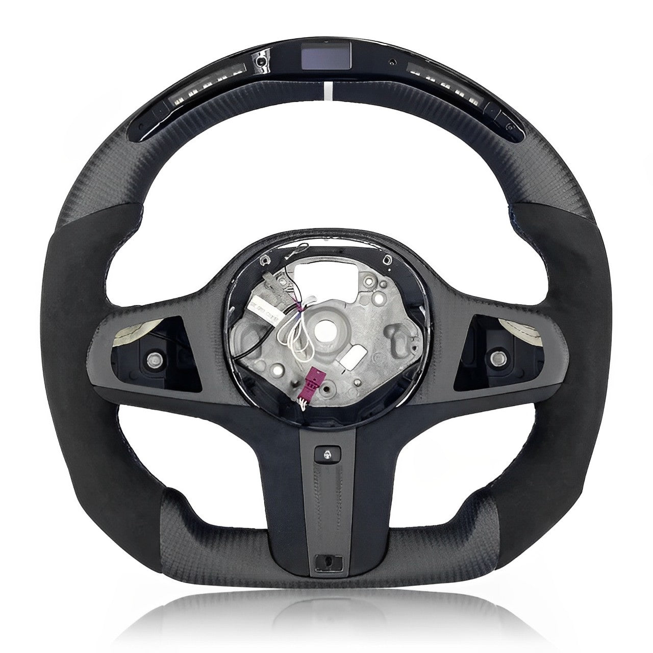 AERO CARBON - BMW G SERIES LED MATTE CARBON STEERING WHEEL W/HEATED OPTION Aero Carbon UK