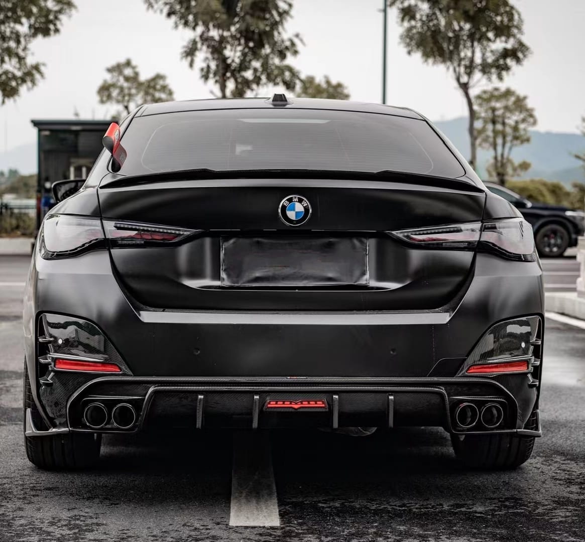 AERO CARBON - BMW G26 4 SERIES GRAN COUPE CARBON REAR DIFFUSER AERO CARBON