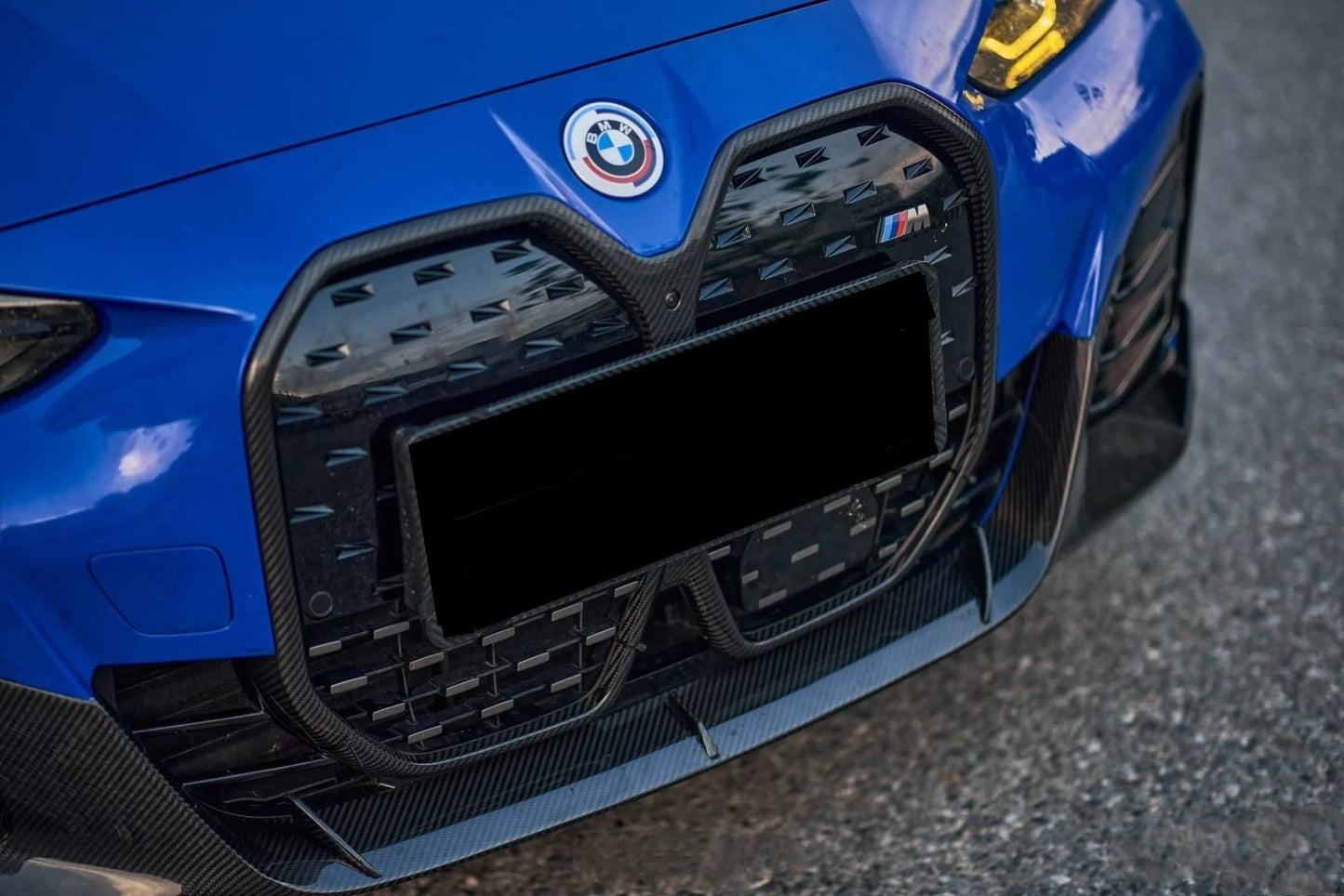 AERO CARBON - BMW i4 G26 CARBON FIBRE FRONT LIP SPLITTER - Aero Carbon UK