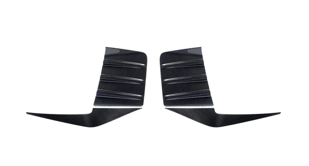 AERO CARBON - BMW M2 G87 DRY CARBON FIBRE REAR BUMPER ATTACHMENTS MP STYLE - Aero Carbon UK