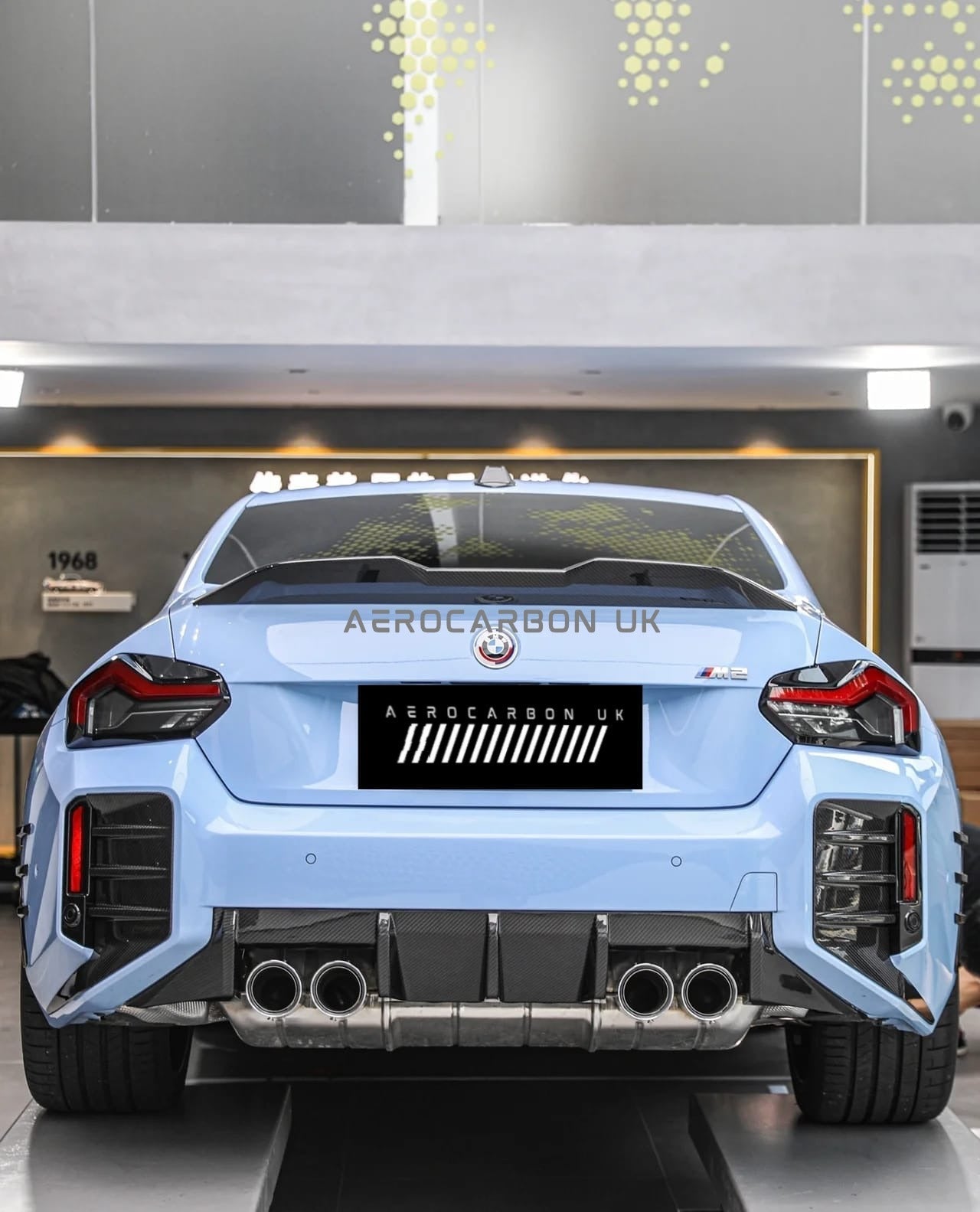 AERO CARBON - BMW M2 G87 DRY CARBON FIBRE REAR DIFFUSER MP STYLE - Aero Carbon UK