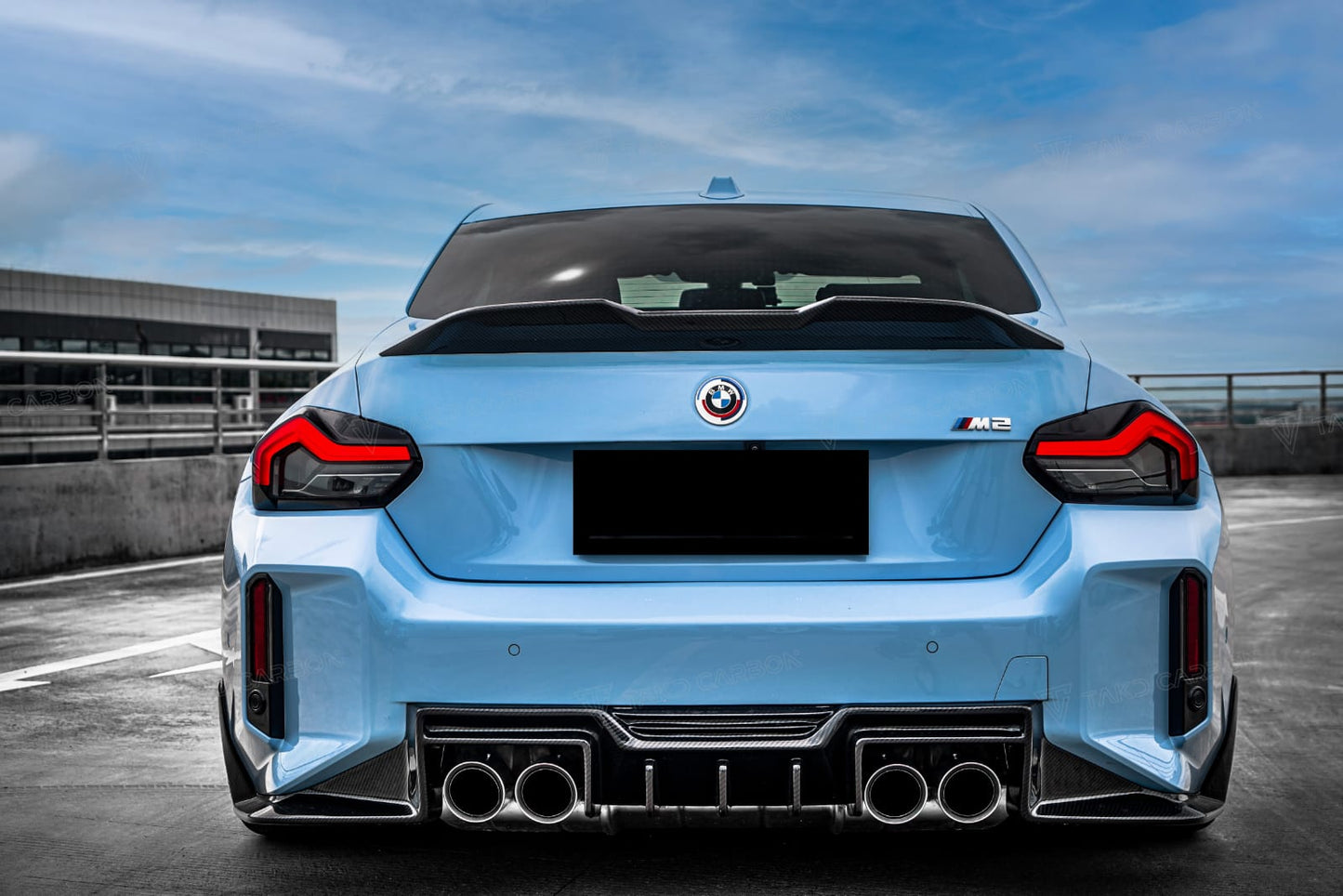 AERO CARBON - BMW M2 G87 DRY CARBON FIBRE REAR DIFFUSER TK STYLE - Aero Carbon UK