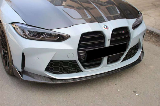 AERO CARBON - BMW M3 G80 / M4 G82 DRY CARBON FRONT LIP SPLITTER PKT STYLE - Aero Carbon UK