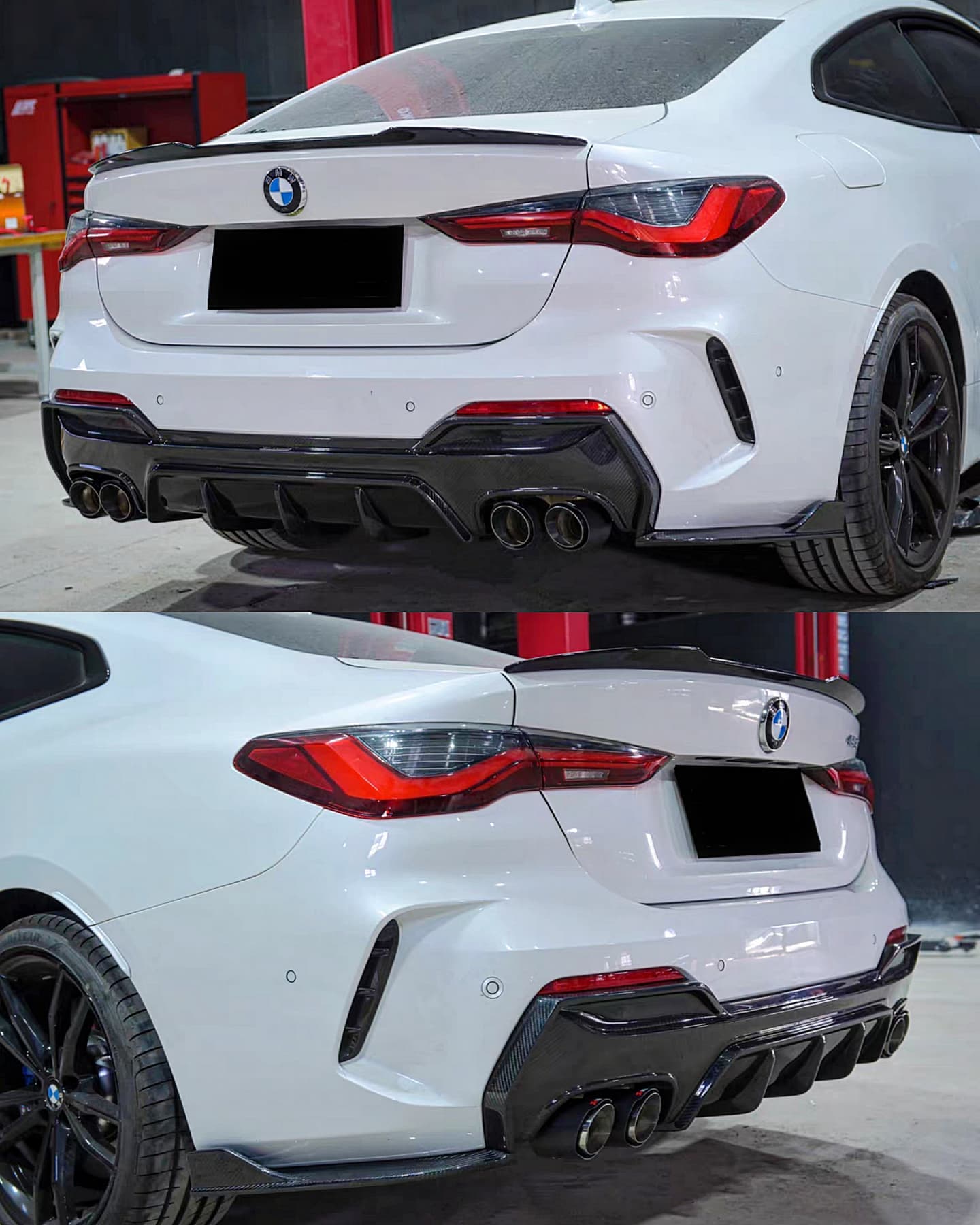 AERO CARBON - BMW M4 G82 / BMW 4 SERIES G22 CARBON REAR SPOILER RA STYLE AERO CARBON