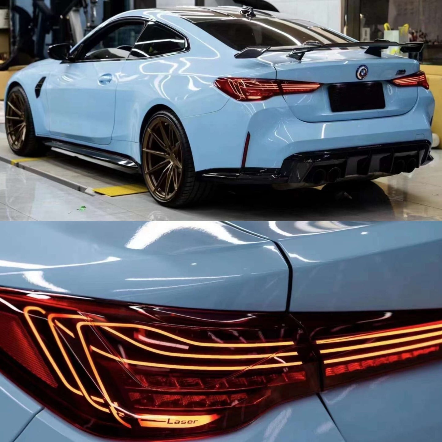 AERO CARBON - BMW M4 G82 / G22 4 SERIES CSL STYLE LASER TAIL LIGHTS - Aero Carbon UK