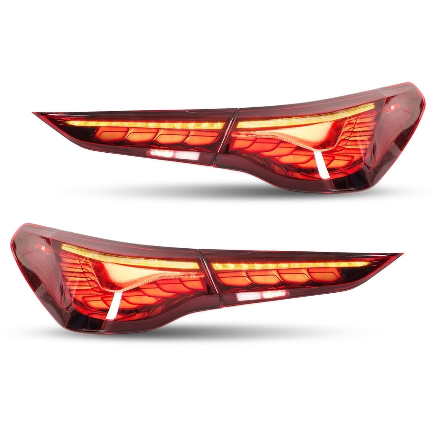 AERO CARBON - BMW M4 G82 / G22 4 SERIES OLED GTS TAIL LIGHTS (RED) AERO CARBON