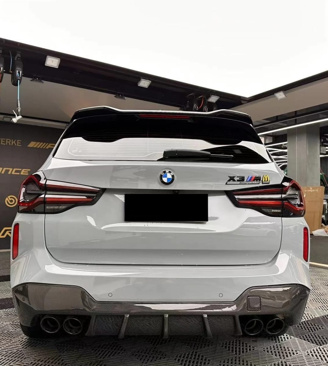 AERO CARBON - BMW X3M F97 LCI 2022+ CARBON REAR DIFFUSER MT STYLE AERO CARBON