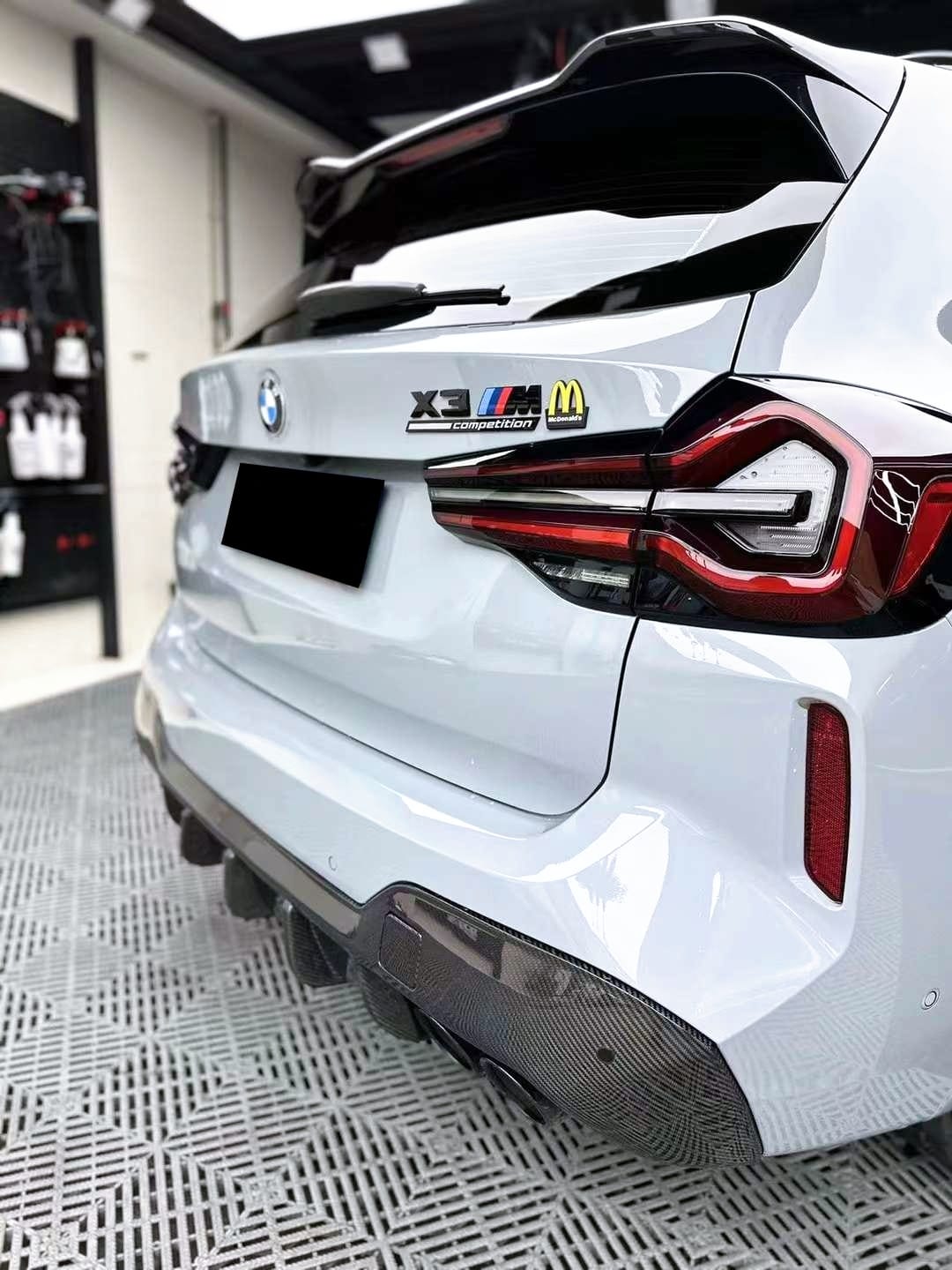 AERO CARBON - BMW X3M F97 LCI 2022+ CARBON REAR DIFFUSER MT STYLE AERO CARBON