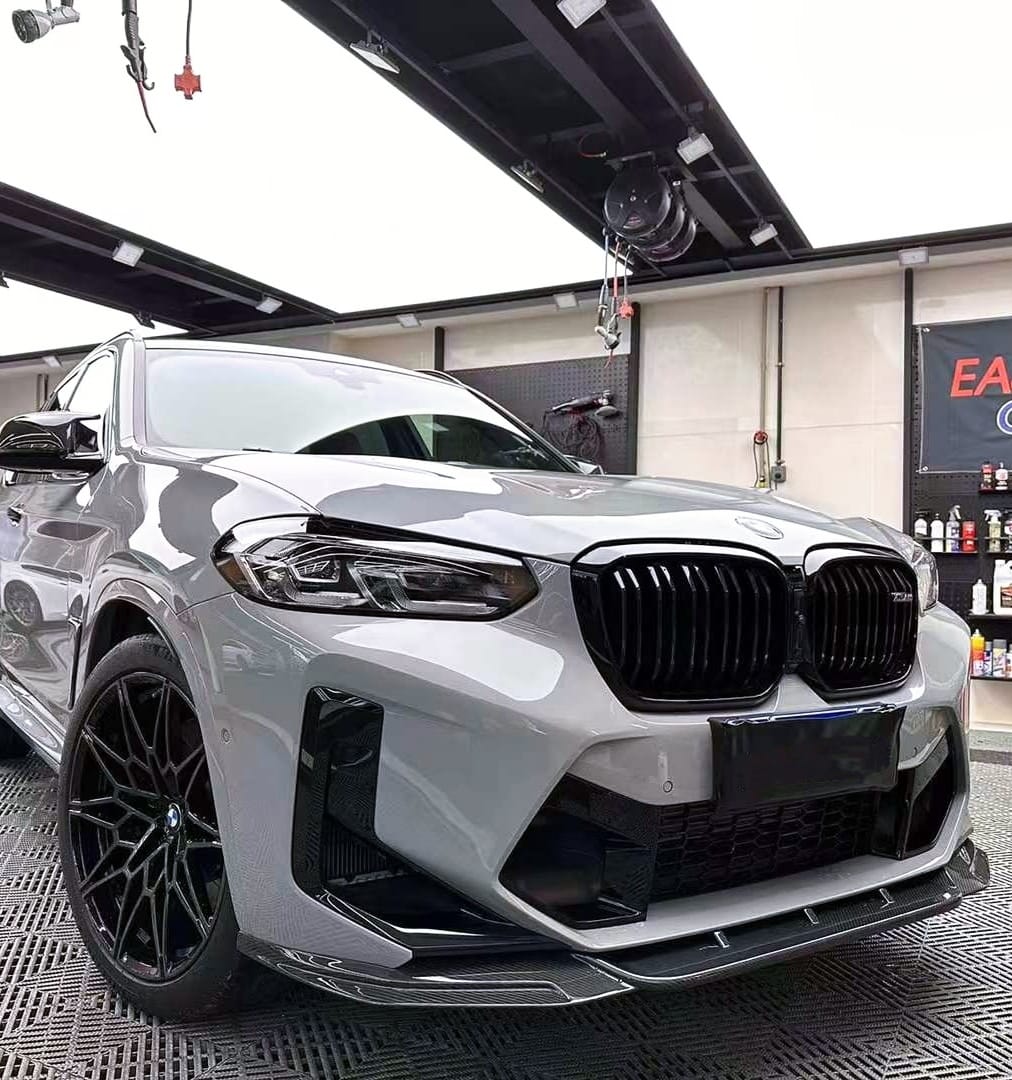 AERO CARBON - BMW X3M F97 / X4M F98 LCI 2022+ CARBON FRONT LIP MT STYLE AERO CARBON