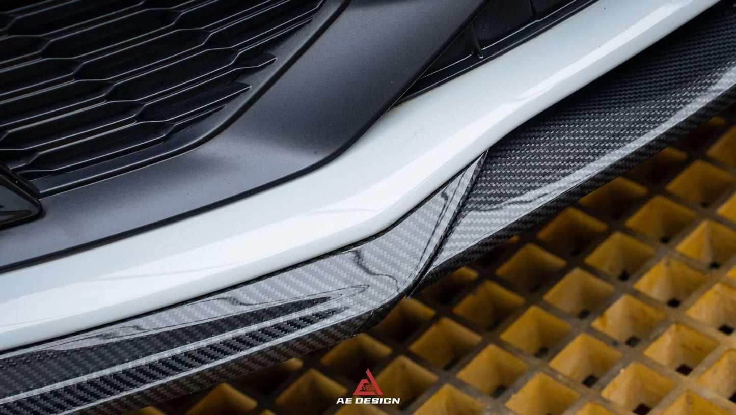 AERO DESIGN - AUDI A7 / S7 C8 2018+ CARBON FIBRE FRONT LIP - Aero Carbon UK