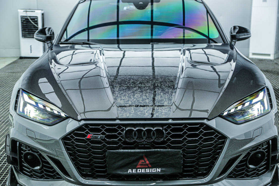 AERO DESIGN - AUDI RS5  B9.5 2020+ DRY CARBON BONNET / HOOD AERO CARBON