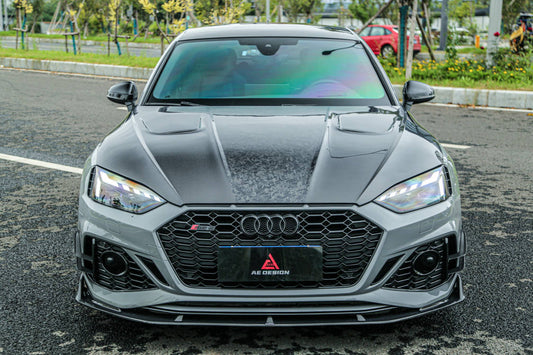 AERO DESIGN - AUDI RS5  B9.5 2020+ DRY CARBON FRONT LIP AERO CARBON