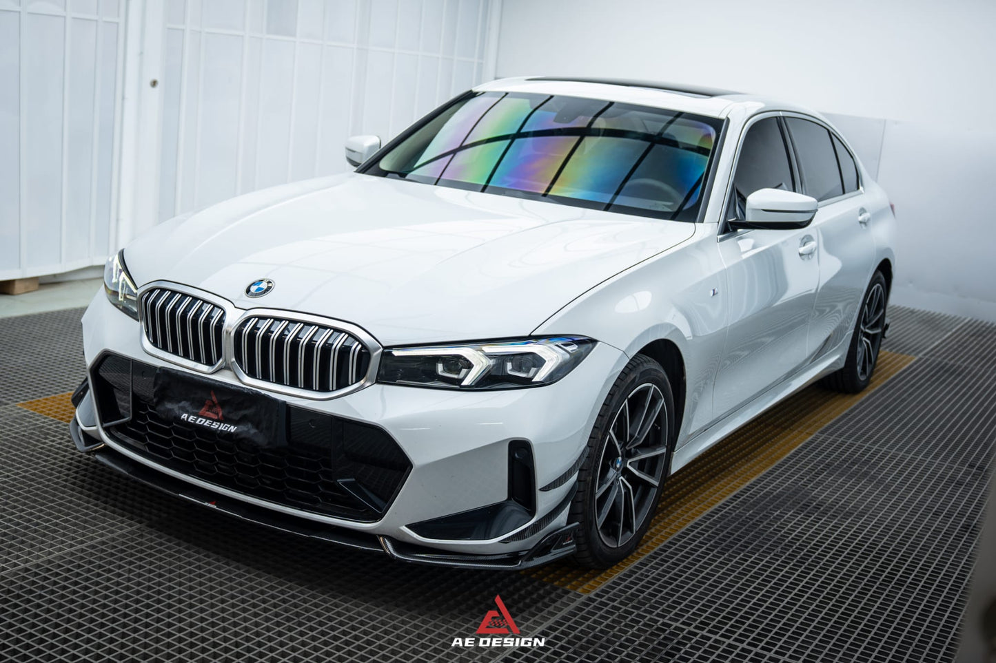 AERO DESIGN - BMW G20 LCI 3 SERIES CARBON FIBRE FRONT LIP SPLITTER - Aero Carbon UK