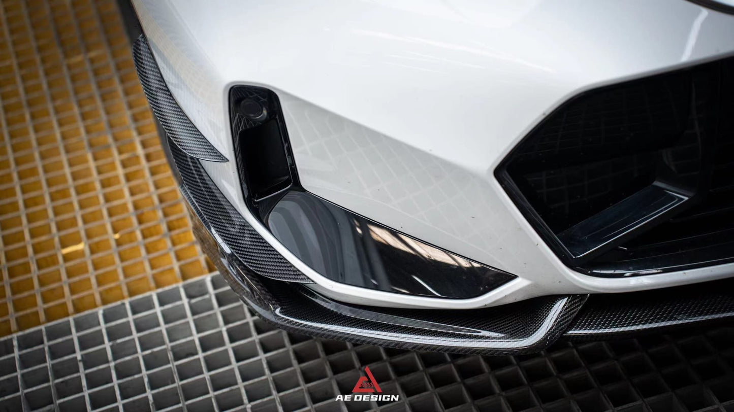 AERO DESIGN - BMW G20 LCI 3 SERIES CARBON FIBRE FRONT LIP SPLITTER - Aero Carbon UK