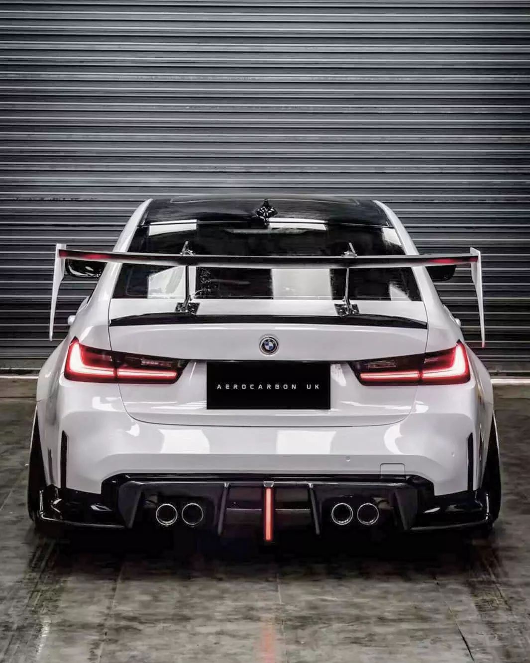 AERO DESIGN - BMW M3 G80 / M4 G82 CARBON FIBRE LED REAR DIFFUSER Aero Carbon UK