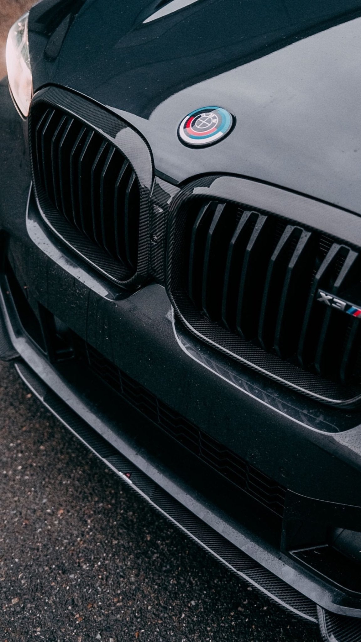 AERO DESIGN - BMW X3M F97 LCI  / X4M F98 LCI FRONT CARBON GRILL AERO CARBON