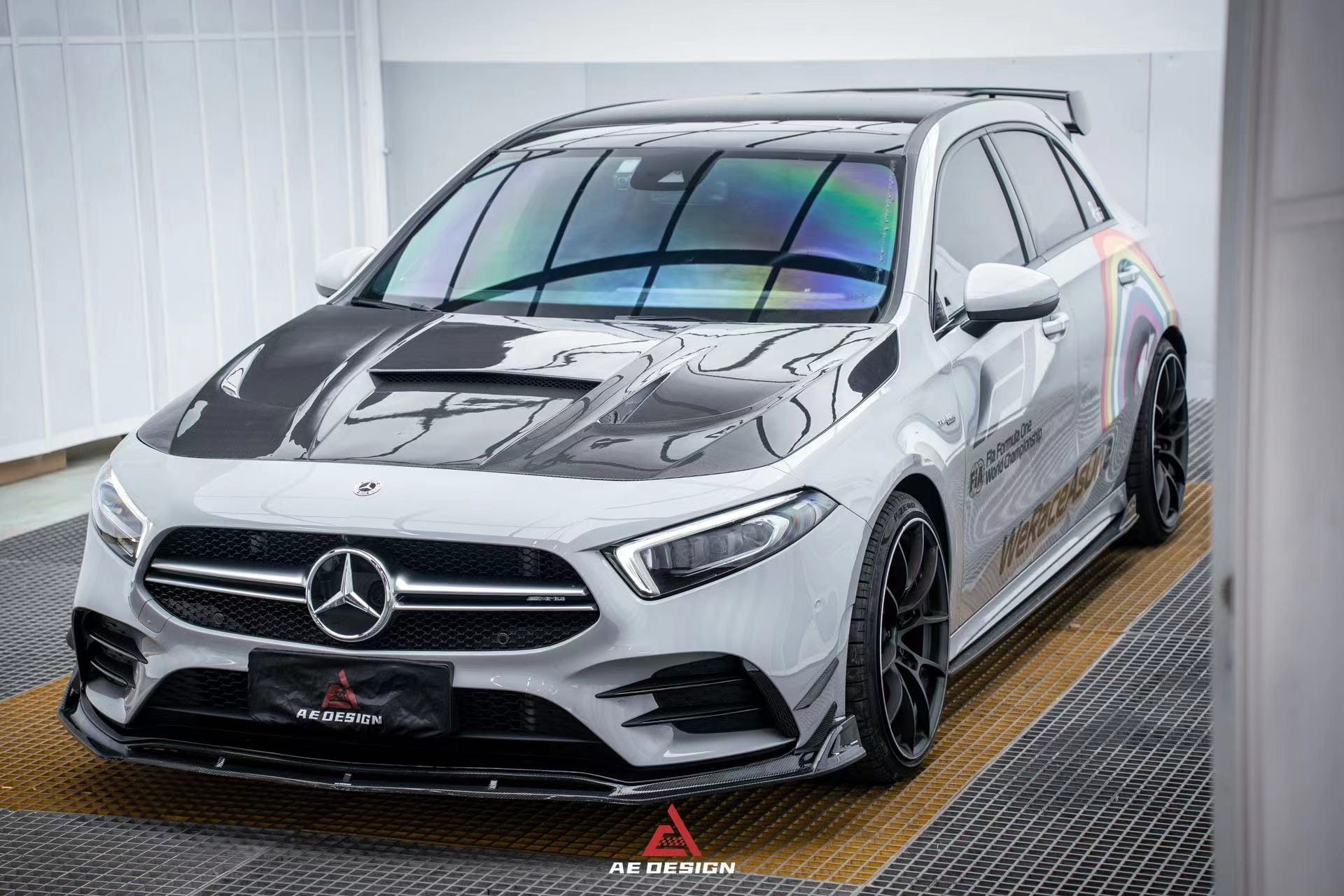 AERO DESIGN - MERCEDES BENZ A CLASS W177 A35 / A45 CARBON FIBRE BONNET - Aero Carbon UK