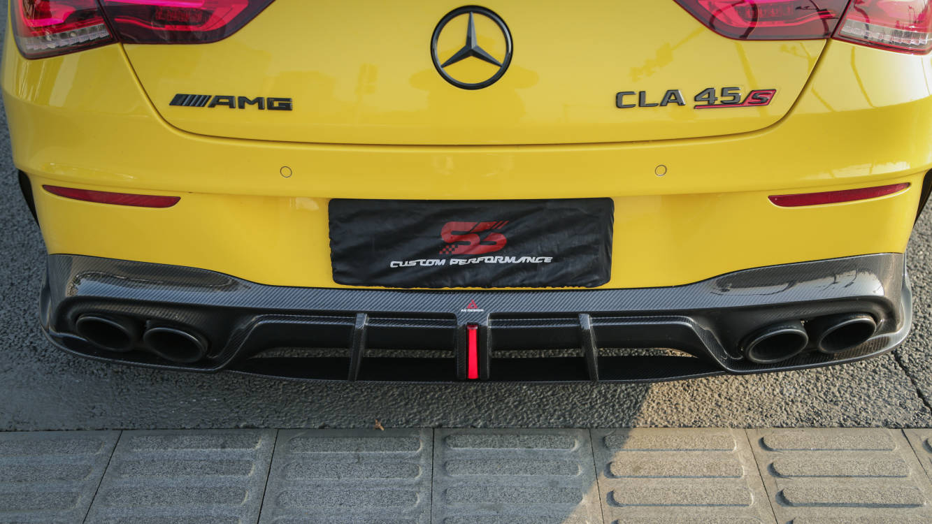 AERO DESIGN - MERCEDES W118 CLA 35 / CLA 45 CARBON REAR DIFFUSER AERO CARBON