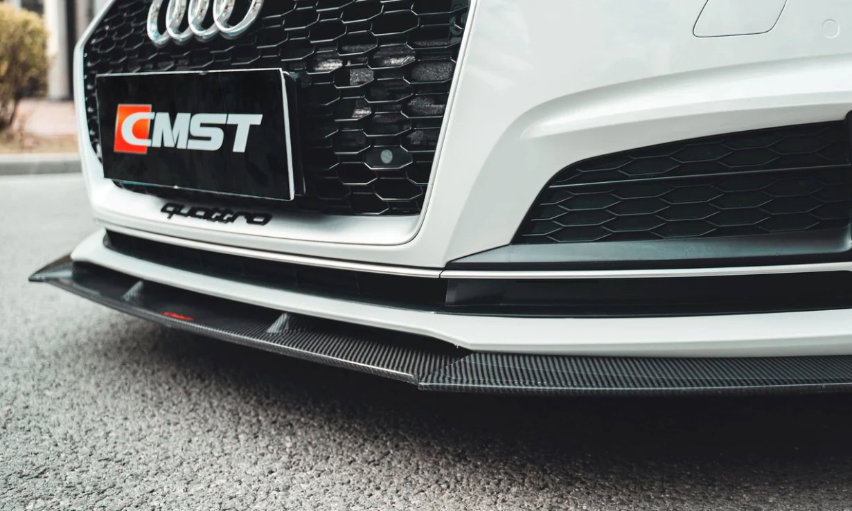 CMST - AUDI A5 S5 RS5 B9 CARBON FIBRE FRONT LIP SPLITTER - Aero Carbon UK