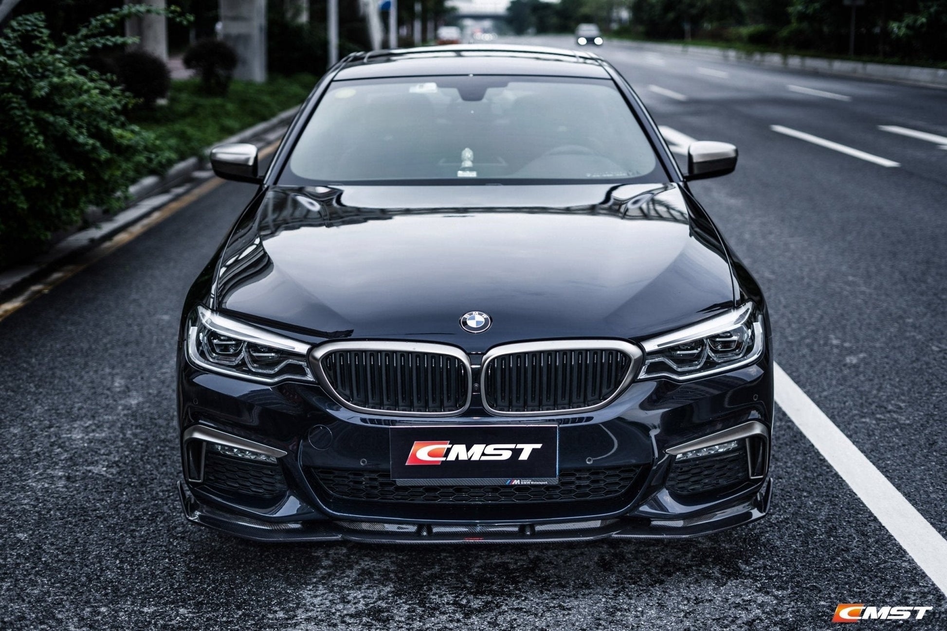 CMST - BMW 5 SERIES G30 PRE LCI CARBON FIBRE FRONT LIP - Aero Carbon UK