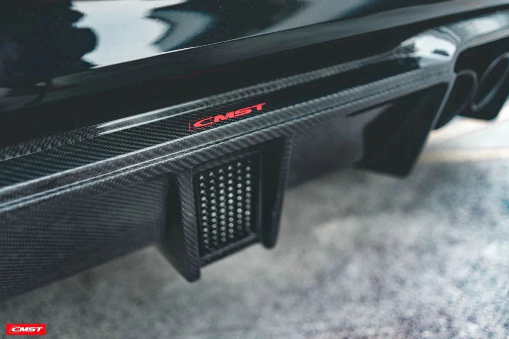 CMST - BMW M2 / M2C F87 CARBON FIBRE LED REAR DIFFUSER - Aero Carbon UK