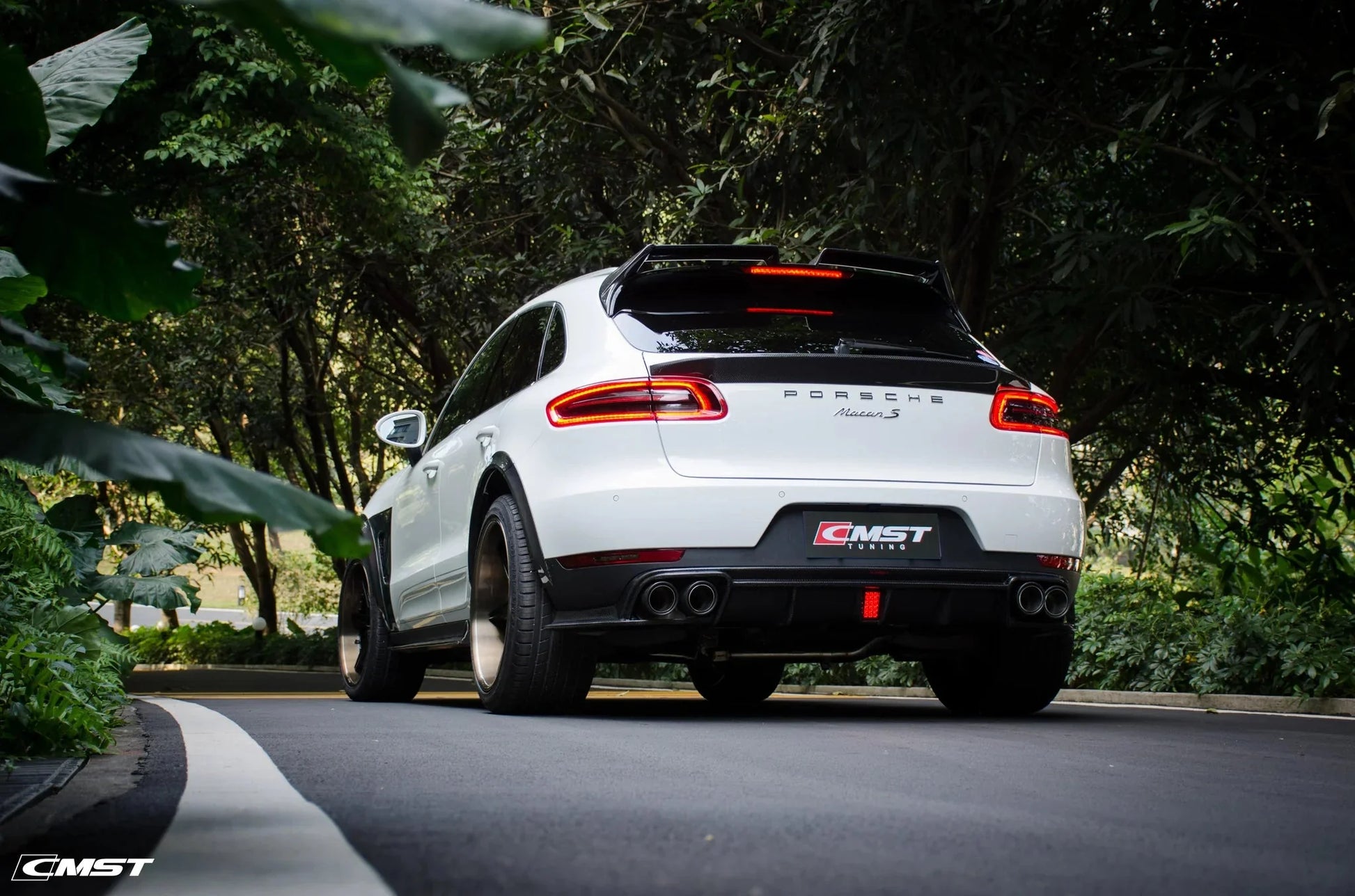 CMST - PORSCHE MACAN CARBON FIBRE REAR DIFFUSER 2015-18 - Aero Carbon UK