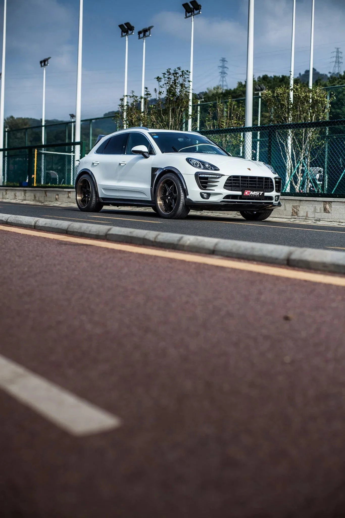 CMST - PORSCHE MACAN CARBON FIBRE REAR DIFFUSER 2015-18 - Aero Carbon UK