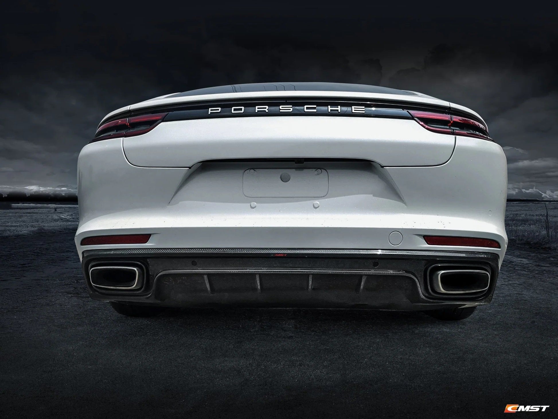 CMST - PORSCHE PANAMERA 971 TURBO / GTS CARBON FIBRE REAR DIFFUSER V1 - Aero Carbon UK