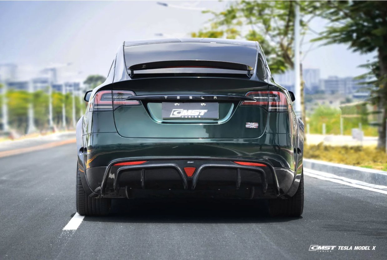 CMST - TESLA MODEL X CARBON FIBRE SPOILER - Aero Carbon UK