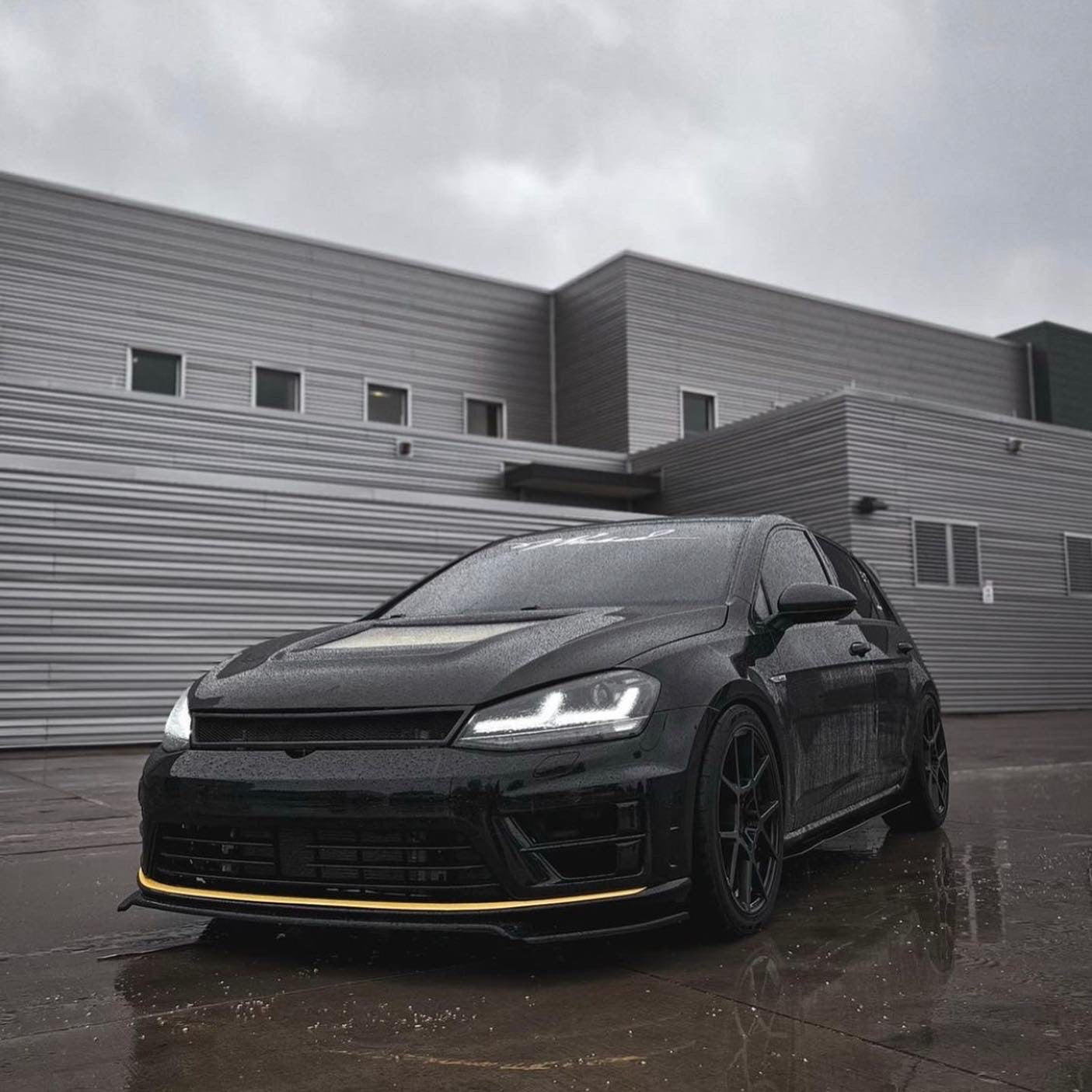 CMST - VOLKSWAGEN GOLF GTI / GOLF R MK7 MK7.5 CARBON FIBRE PVC TRANSPARENT BONNET HOOD - Aero Carbon UK