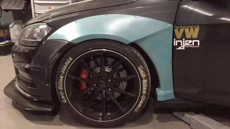 CMST - VOLKSWAGEN GOLF GTI / GOLF R MK7 MK7.5 WIDEBODY WHEEL ARCHES FRP - Aero Carbon UK