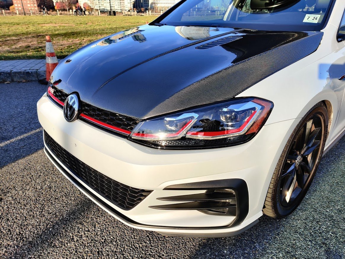 CMST - VOLKSWAGEN GOLF GTI MK7 MK7.5 CARBON FIBRE BONNET HOOD - Aero Carbon UK