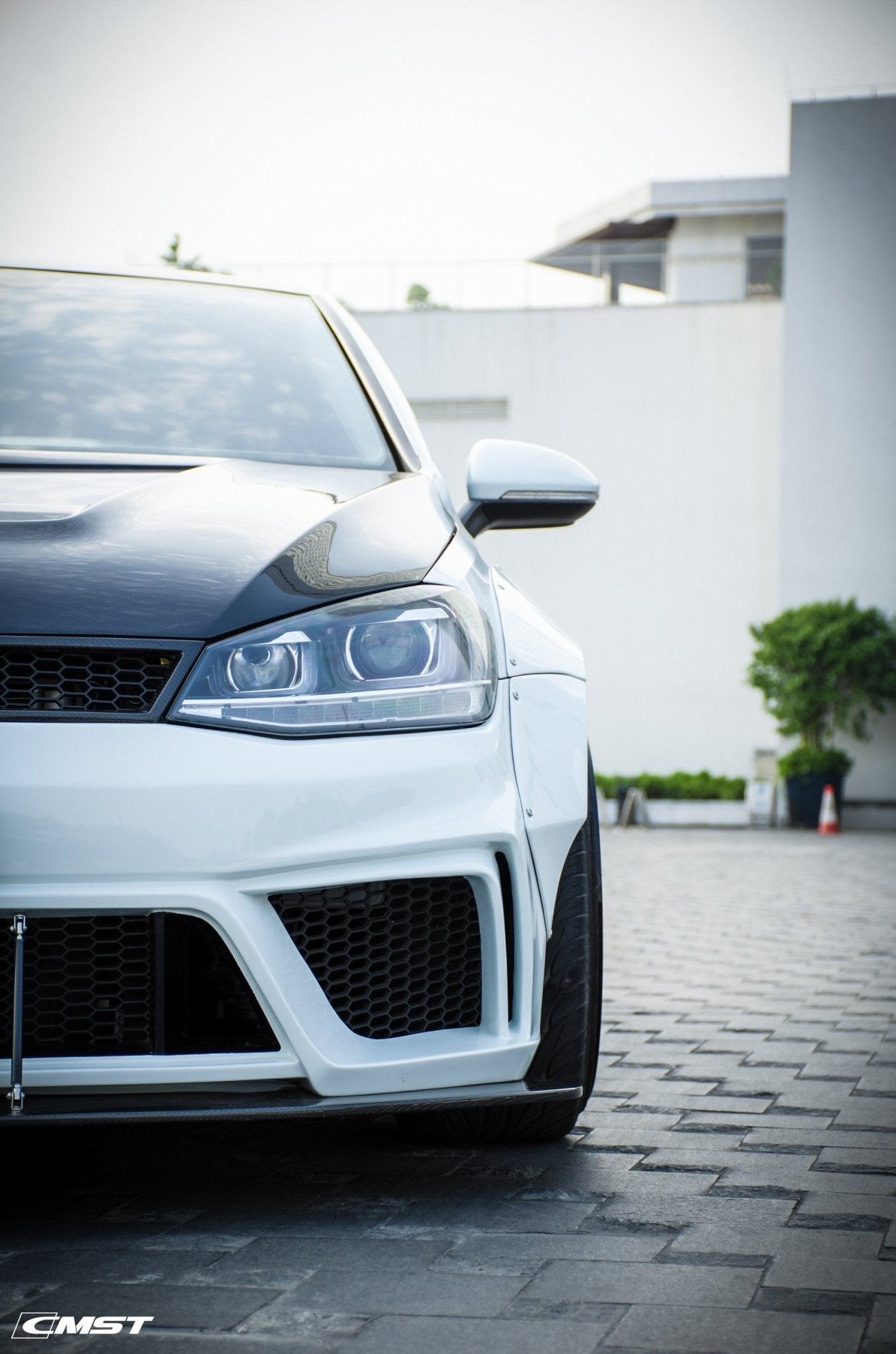 CMST - VOLKSWAGEN GOLF R / GTI MK7 FRP FRONT BUMPER + FRONT LIP - Aero Carbon UK