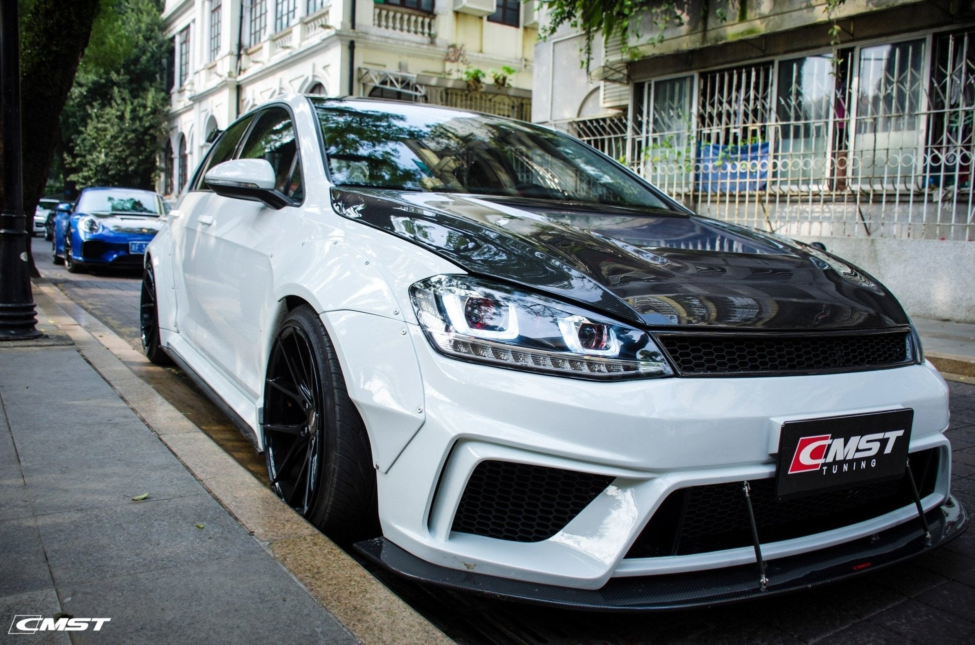 CMST - VOLKSWAGEN GOLF R / GTI MK7 FRP FRONT BUMPER + FRONT LIP - Aero Carbon UK