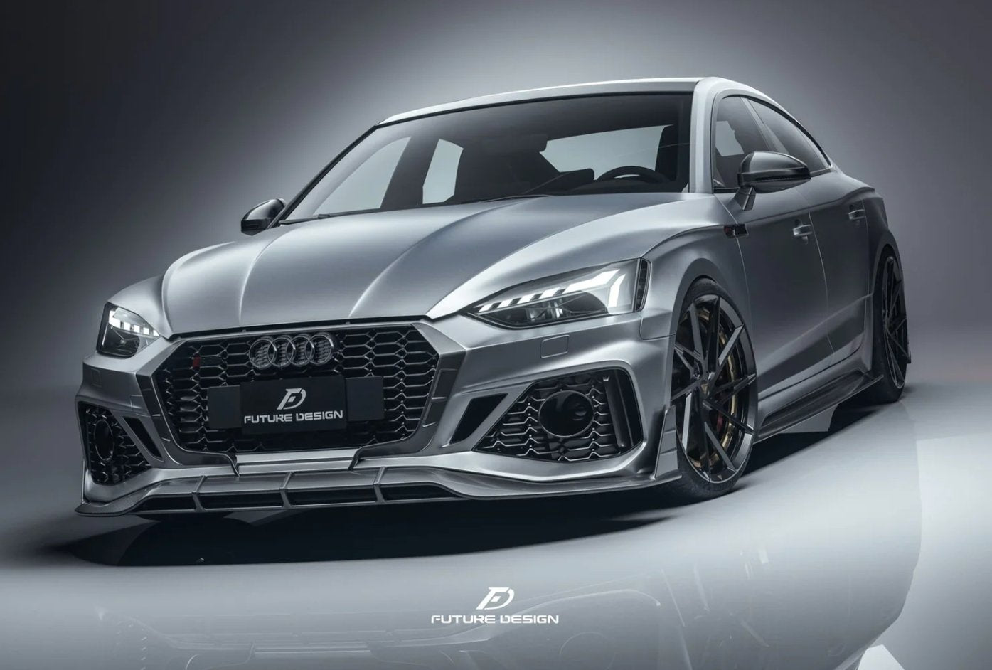 FUTURE DESIGN - AUDI RS5 B9.5 2020+ CARBON FIBRE FRONT LIP - Aero Carbon UK