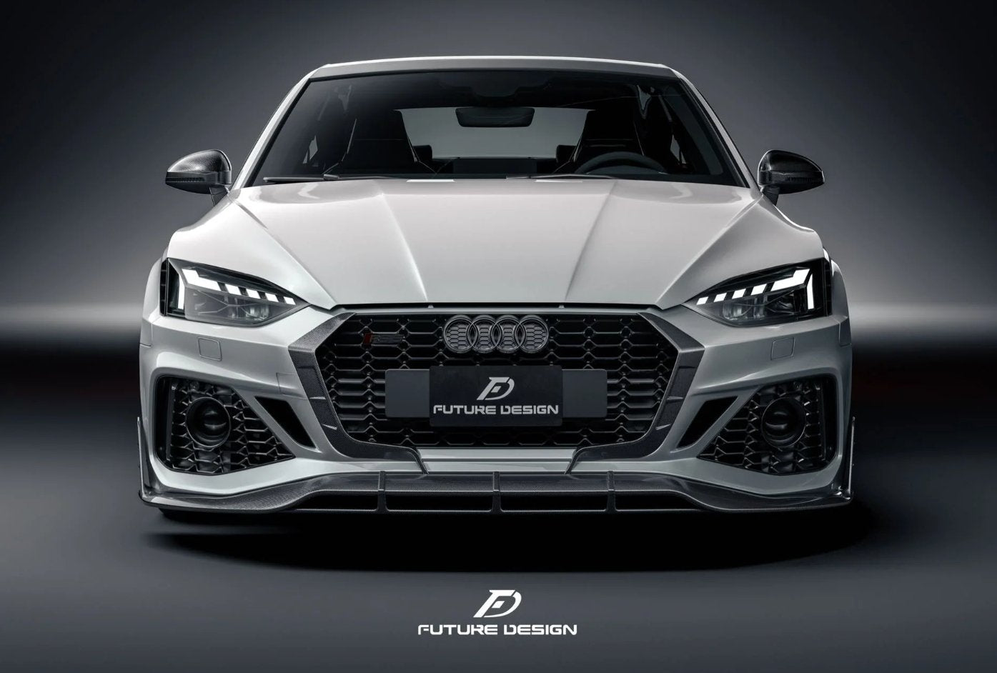 FUTURE DESIGN - AUDI RS5 B9.5 2020+ CARBON FIBRE FRONT LIP - Aero Carbon UK