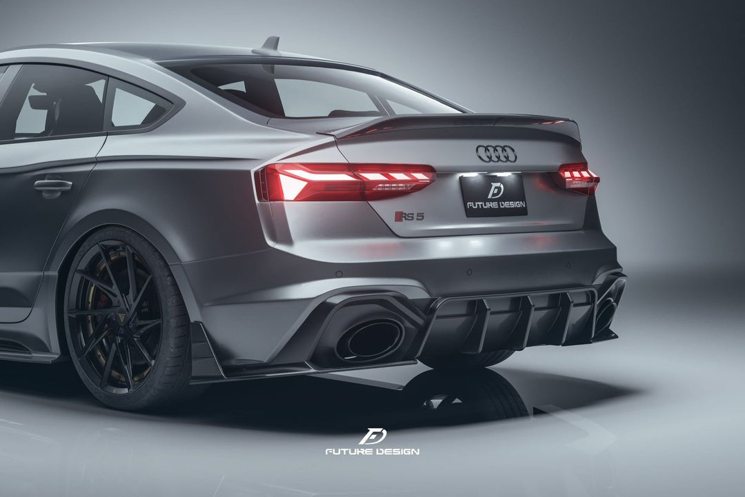 FUTURE DESIGN - AUDI RS5 B9.5 2020+ CARBON FIBRE REAR DIFFUSER - Aero Carbon UK