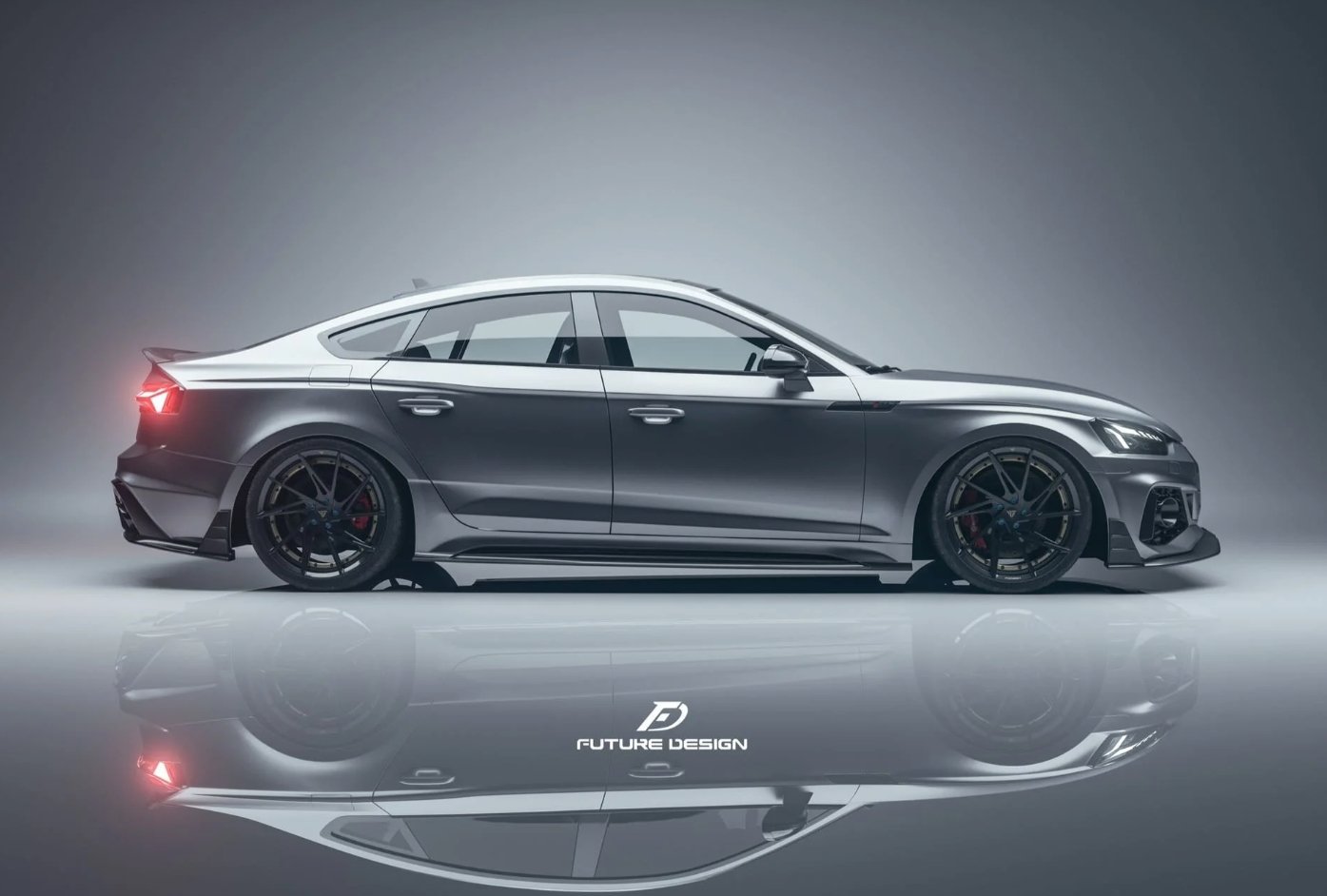 FUTURE DESIGN - AUDI RS5 B9.5 2020+ CARBON FIBRE SIDE SKIRTS - Aero Carbon UK