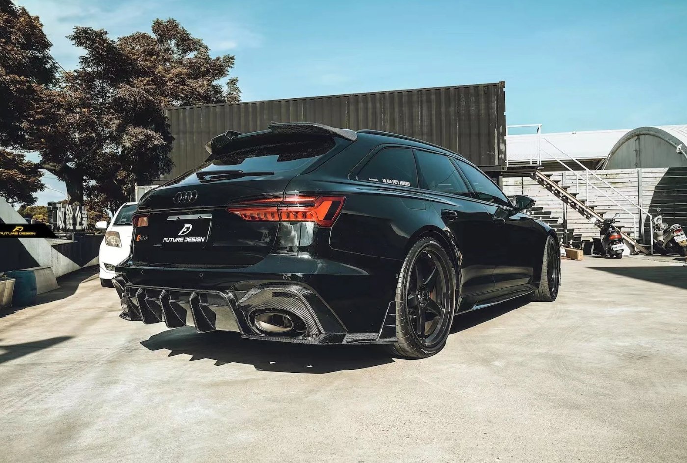 FUTURE DESIGN - AUDI RS6 C8 CARBON FIBRE REAR SPOILER - Aero Carbon UK