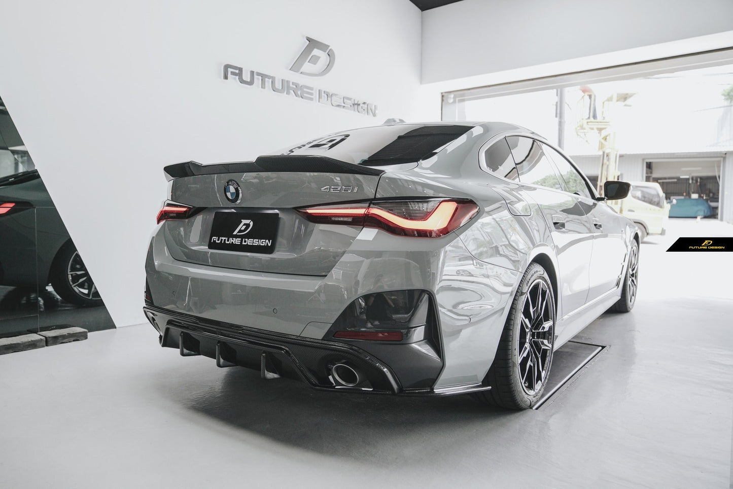 FUTURE DESIGN - BMW 4 SERIES G26 GRAN COUPE CARBON FIBRE REAR DIFFUSER - Aero Carbon UK