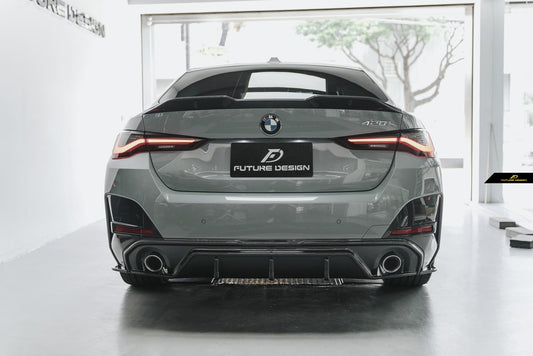 FUTURE DESIGN - BMW 4 SERIES G26 GRAN COUPE CARBON FIBRE REAR DIFFUSER - Aero Carbon UK