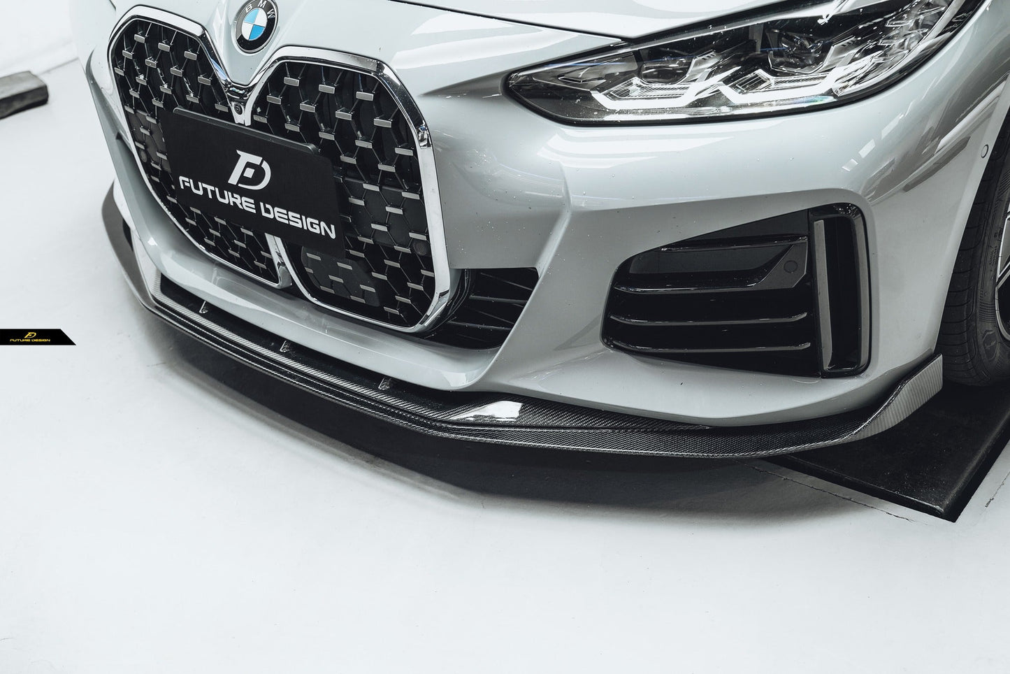 FUTURE DESIGN - BMW 4 SERIES G26 GRAN COUPE / I4 G26 CARBON FIBRE FRONT LIP - Aero Carbon UK